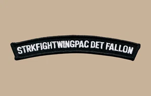 US Navy Strike Fighter Wing Pacific STRKFIGHTWINGPAC Det Fallon UIM Rocker Tab - Foto 1 di 1