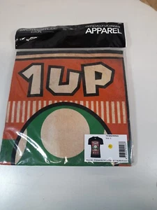 Super Mario Propaganda 1-Up Pilz T-Shirt schwarz Größe S neu kostenloser UK-Versand - Bild 1 von 4