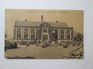 RPPC Butler Memorial Gym St. Bonaventure College NY Litho Real Photo Postcard - Picture 1 of 2