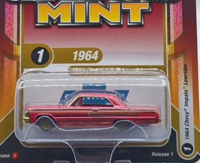 CAMPEONES DE CARRERAS 1:64 1964 CHEVY IMPALA LOWRIDERS ACABADO METÁLICO ¡NO PRODUCIDO!! Foto 1 de 2