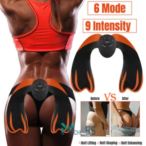 EMS Electric Muscle Stimulator Hip Trainer Fitness Massage Machine ABS Butt Lift - Picture 1 of 18