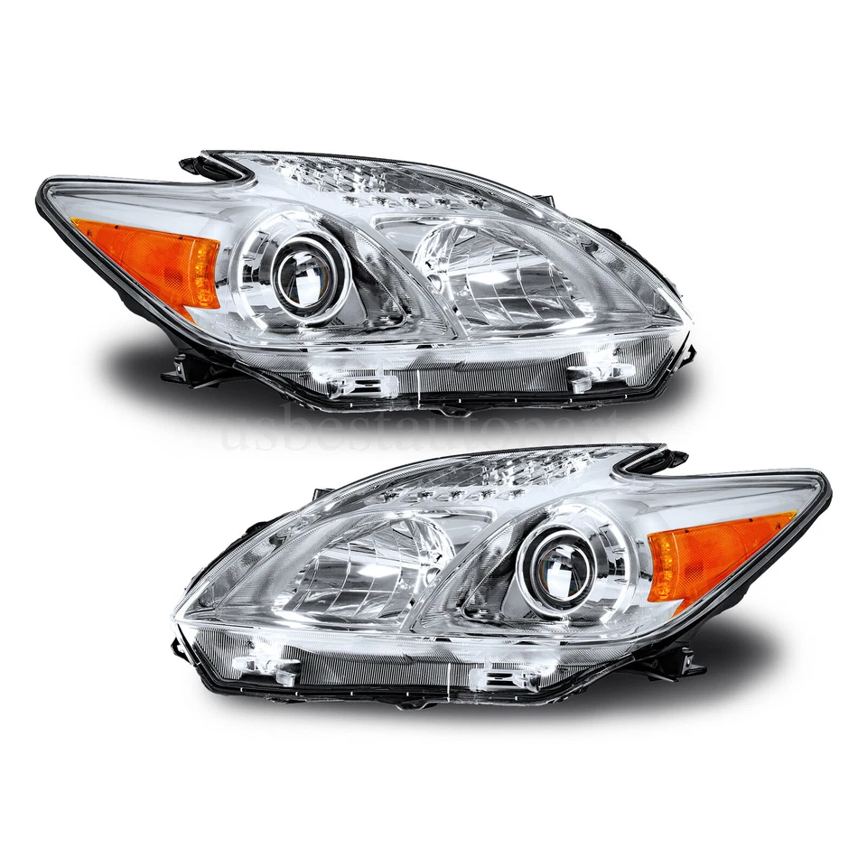 Par de faros faros conductor pasajero para Toyota Prius 2012 2013 2014 2015 Foto 1 de 4