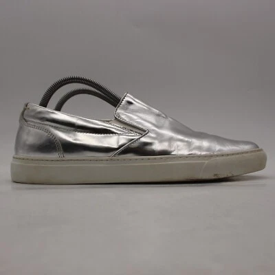 Zapatillas deportivas Greats Wooster metálicas para hombre talla 41 de cuero plateado sin cordones Foto 1 de 4