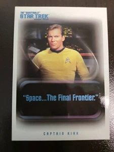 2003 Rittenhouse Star Trek PROMO CARD KIRK SHATNER #P1 - Picture 1 of 2