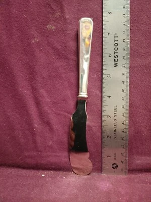 Vintage German 800 Silver HUGO SANDIG BUTTER KNIFE 7 5/8"   NO MONOGRAM - Image 1 of 4