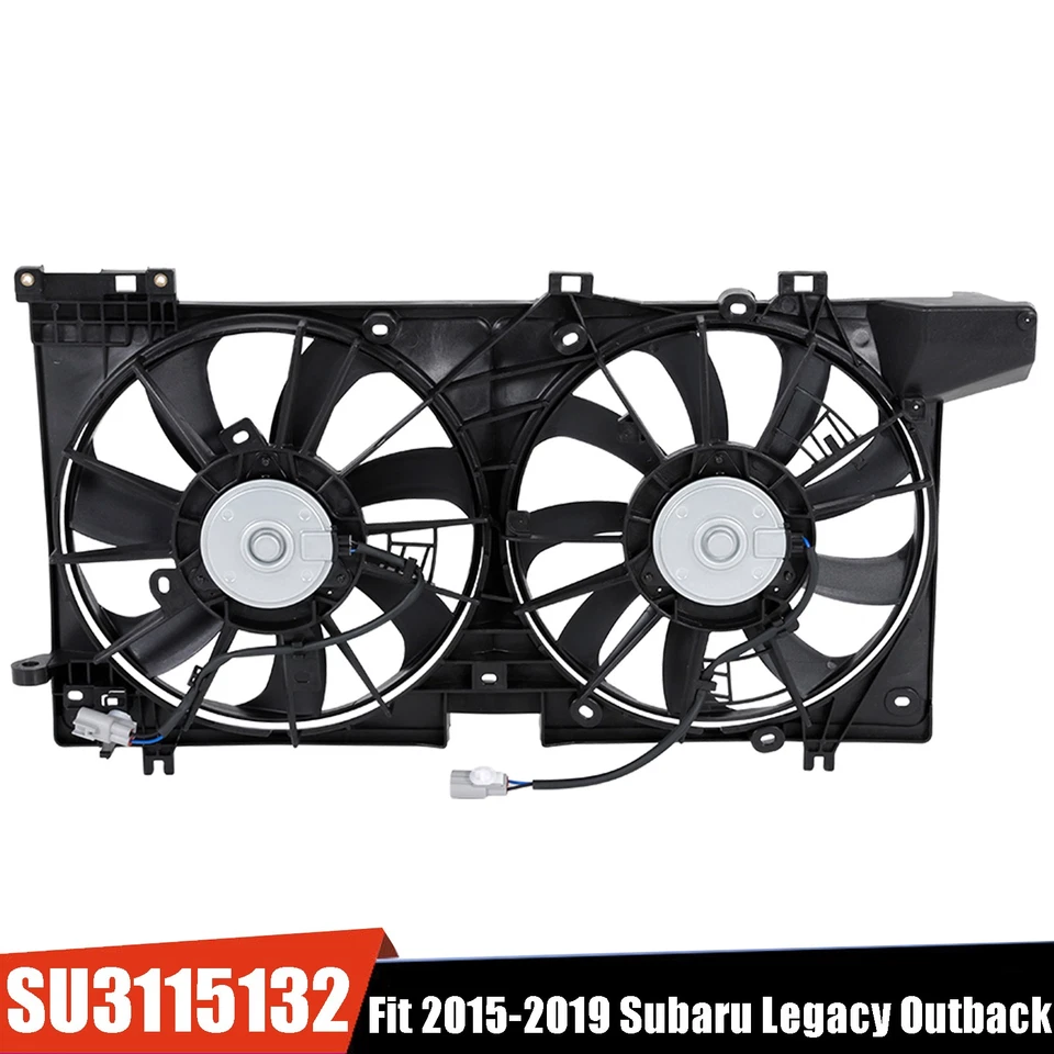 Radiator Cooling Dual Shroud Fan For 2015-2019 Subaru Legacy Outback 45121AL02A Foto 1 de 4