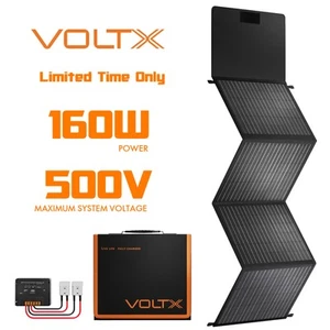 Solar Panel Kit 12V 160W Mono Fixed Home Caravan Camping Backup Battery Charging - Picture 1 of 24