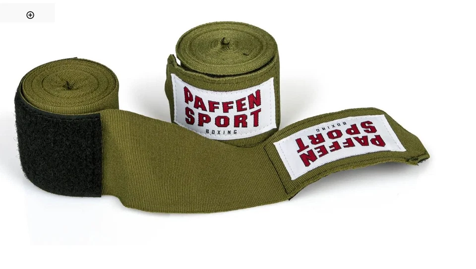Paffen Sport Boxbandagen in 3,5m oliv. Boxen, Kickboxen, Muay Thai, MMA, Wraps