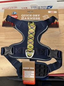 Arcadia Trail Dog Harness Quick-Dry Reflective Water-Resistant Large Hiking Blue - Picture 1 of 10