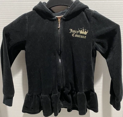 Suéter Juicy Couture feminino preto tamanho 6 - Imagem 1 de 4