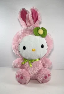 Ty Beanie Babies Hello Kitty Pink Bunny Plush Large 12” Sanrio Stuffed Animal - Picture 1 of 7