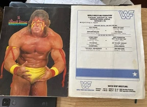 WWF Program #154 with Match Card Matilda Hershey, PA January 26 1988 Hulk Hogan - Picture 1 of 7