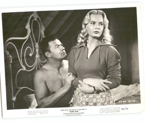 Foto de prensa de colección 1955 de Hollywood Cornel Wilde y Jean Wallace 'Storm Fear' - Imagen 1 de 2