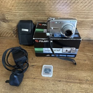 Fujifilm FinePix F Series F650 6.0MP Digital Camera - Silver - Picture 1 of 8