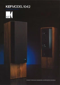 High res scans of the rare brochure for vintage KEF Model 104.2 speakers  - Picture 1 of 1