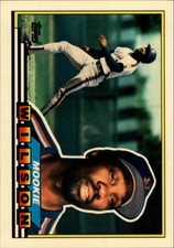 1989 Topps Big New York Mets Baseball Card #231 Mookie Wilson