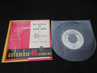 Stan Getz The Artistry of Japan 7 inch Vinyl Single 7" EP Brookmeyer Duke Jordan Foto 1 de 4