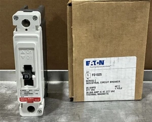 Eaton Fd1025 125v 50/60 Hz Industrial Circuit Breaker Nos Surplus - Picture 1 of 5