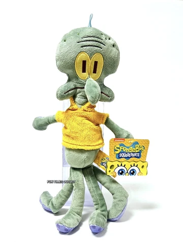 Squidward Plush Doll 10" Stuffed Animal Toy SpongeBob SquarePants Gift Squid New Cover