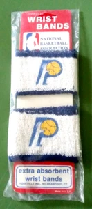 Vintage NBA Indiana Pacers Handgelenkbänder Yorkville versiegelt Promo Giveawa Neu aus altem Lagerbestand - Bild 1 von 4