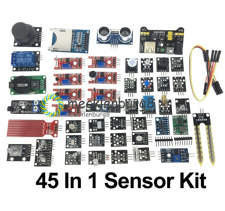 45 In 1 Updated Sensor Module Starter Kit For Arduino Raspberry Pi Education - Bild 1 von 1