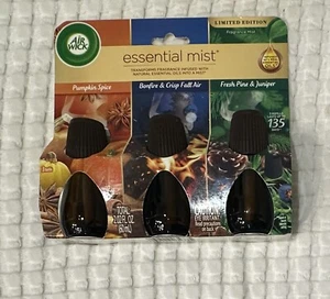 3 ricariche fragranza Air Wick Essential Mist-SPEZIE ZUCCA-FALÒ-PINO FRESCO - Foto 1 di 3