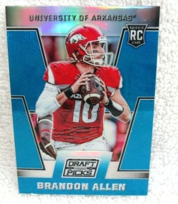 BRANDON ALLEN RC 2016 PANINI PRIZM DRAFT PICKS BLUE REFRACTOR#164!JAGUARS QB RC - Image 1 of 2
