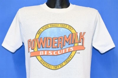 винтажный 90-х порошковое молоко печенье прерии дома компаньон промо радио юмор футболка M - Изображение 1 из 4