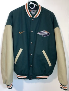 University Of Miami Varsity Jacke oder Bomber Echt Wolle & Leder Nike Canada CC6 - Bild 1 von 10