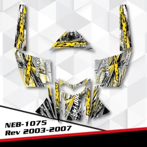 WRAP DECALS KIT FOR SKI DOO SKIDOO REV MXZ  2003 2004 2005 2006 2007 NEB-1075 - Picture 1 of 1