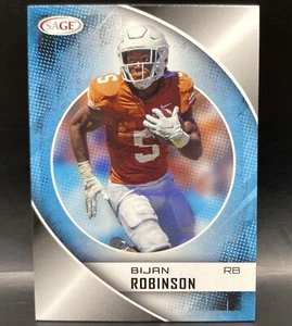 2023 SAGE Football Bijan Robinson #30 Atlanta Falcons Texas Longhorns RC - Picture 1 of 2