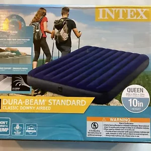Intex Queen Dura-Beam Standard Inflatable Air Mattress - Picture 1 of 2