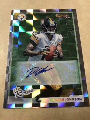 Diontae Johnson Rookies Donruss Autograph 17/299 - Image 1 of 2