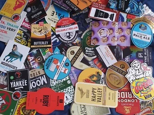 Job lot of 50 real ale PUMP CLIP badges from different breweries - RANDOM SELECT - Picture 1 of 2