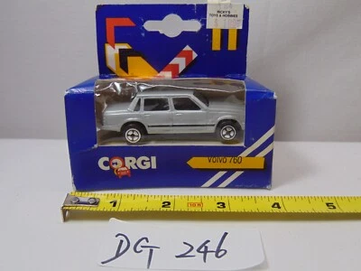 Coche diecast vintage Corgi Toys NOS IOB 1984 J84 plateado Volvo 760 en caja Foto 1 de 3