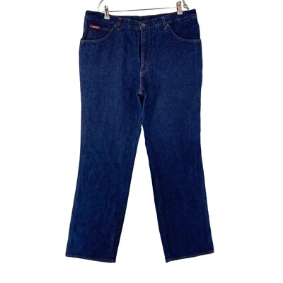 Jeans CARRERA 700 Azul Oscuro Corte Recto Regular EUR 60 W44 L36 Hecho En Italia - Imagen 1 de 4