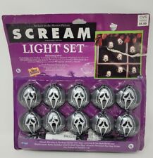 VINTAGE Scream Movie Light Set New Old Stock In Box NOS Horror Halloween Decor 