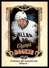 2008-09 Upper Deck Champ's Fabian Brunnstrom Rookie #199
