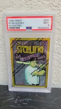 1996 TOPPS FINEST STERLING RYAN KLESKO #321 WITH COATING PSA GRADED 9