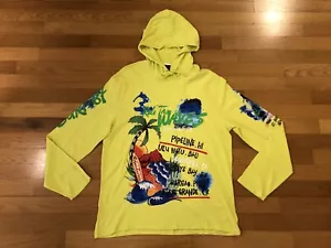New XL Polo Ralph Lauren Surf Ride The Waves Hawaiian Islands Hoodie Shirt Men - Picture 1 of 11