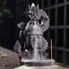 Purple Clay Dragon Incense Burner with Waterfall Backflow Incense Holder Bodhis