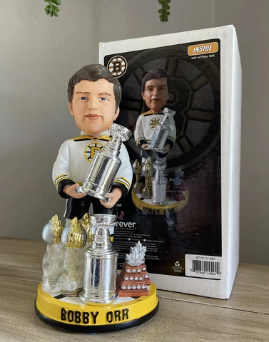 BOBBY ORR Boston Bruins Legend 2x STANLEY CUP 3x MVP Bobblehead #/500 NIB! Cover