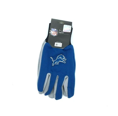 DETROIT LIONS SPORT UTILITY JERSEY WORK GARDEN GLOVES FREE SHIPPING Cover