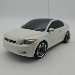 XMODS RC Car Scion tC Untested Custom Painted White Racing Wheels 1:28 Scale