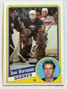 Tom Barrasso 1984-85 Topps #14 RC Rookie HOF HIGH GRADE K444 QTY Available - Picture 1 of 2