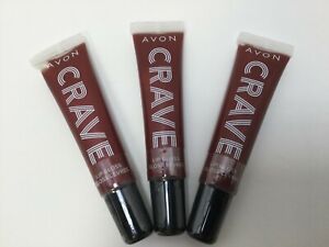 Avon Crave Lip Gloss Pumpkin Latte Scented - LOT OF 3 - FREE SHIPPING