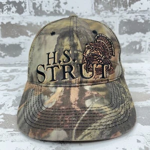 Vintage HS Strut Hat Cap SnapBack Camo Advantage Timber Turkey Hunting 90s Y2K - Picture 1 of 8