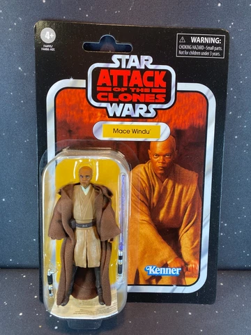 2022 Star Wars The Vintage Collection VC35 Mace Windu AOTC Re-issue Cover