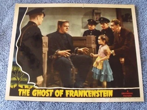 1942"The Ghost of Frankenstein" Lobby Card 11 X 14 Lon Chaney Jr. - Picture 1 of 1