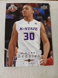 2008 MICHAEL BEASLEY MAZZO SUPERIORE NBA ROOKIE CARD RC #260 KANSAS STATE MIAMI HEAT - Foto 1 di 2